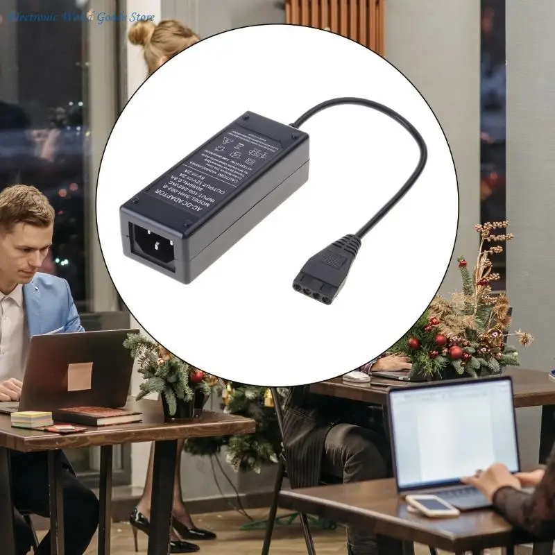 A3PD IDE Power Adapters 12V-5V 2A External Hard Disk Converters Cord USB to IDE Conversion Adapters Black