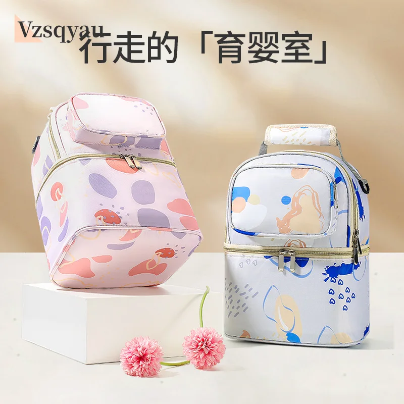 

Baby Insulation Bag Backpack Breast Milk Cooler Bags Breast Milk Mummy Storage Bags Kids Picnic Food Thermal Bags Large Capacity