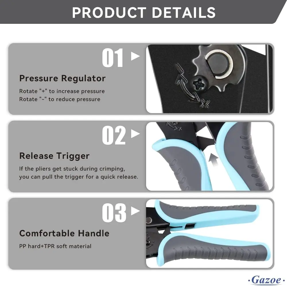 مجموعة أدوات تجعيد محورية متعددة الاستخدامات مع 5 فكي، متجرد، وقاطع لموصلات كابل RG RF