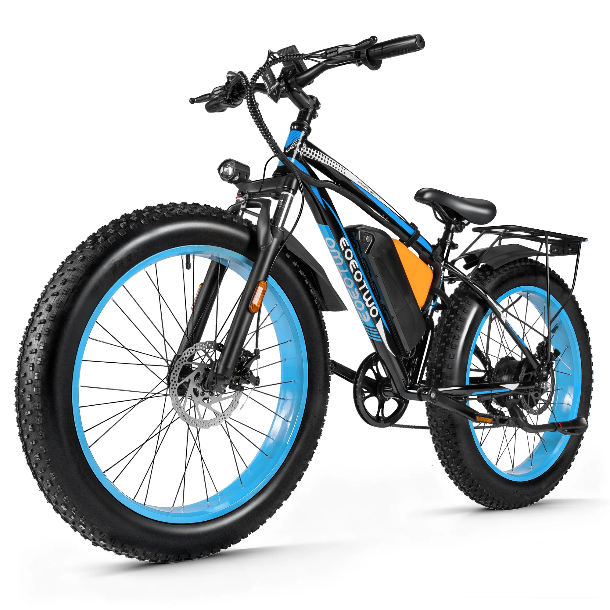 EOEOTWO E02 Electric Bike 48V 20Ah Battery Peak 1500W motor E bike 45km/h 26 inch Tire off road riding Mountain electric Bicycle