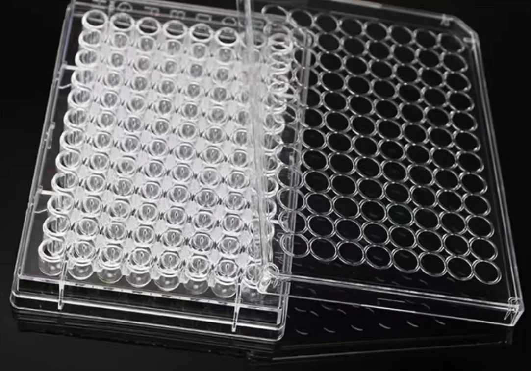 Para copo colorimétrico de 96 furos, copo de amostra, cuvette de reação, 100 peças