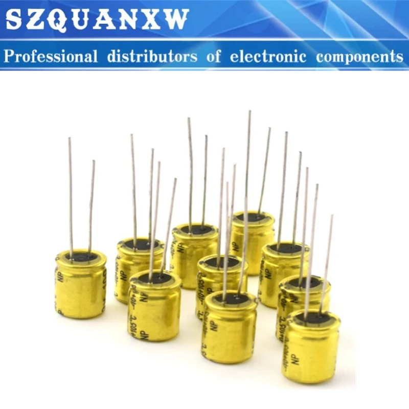 10pcs 100V Audio Capacitor Non Polarity NP Series Electrolytic Capacitors 1/1.5/2.2/3.3/4.7/6.8/8.2/10/15/22/33/47/68UF