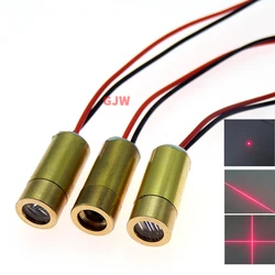 1PCS 650nm 5mw 9mm Kreuz Linie Dot 9*21mm Industrielle MINI Laser Modul Rot Lokalisieren laser Kopf LD Modul Laser Medizinische positionierung