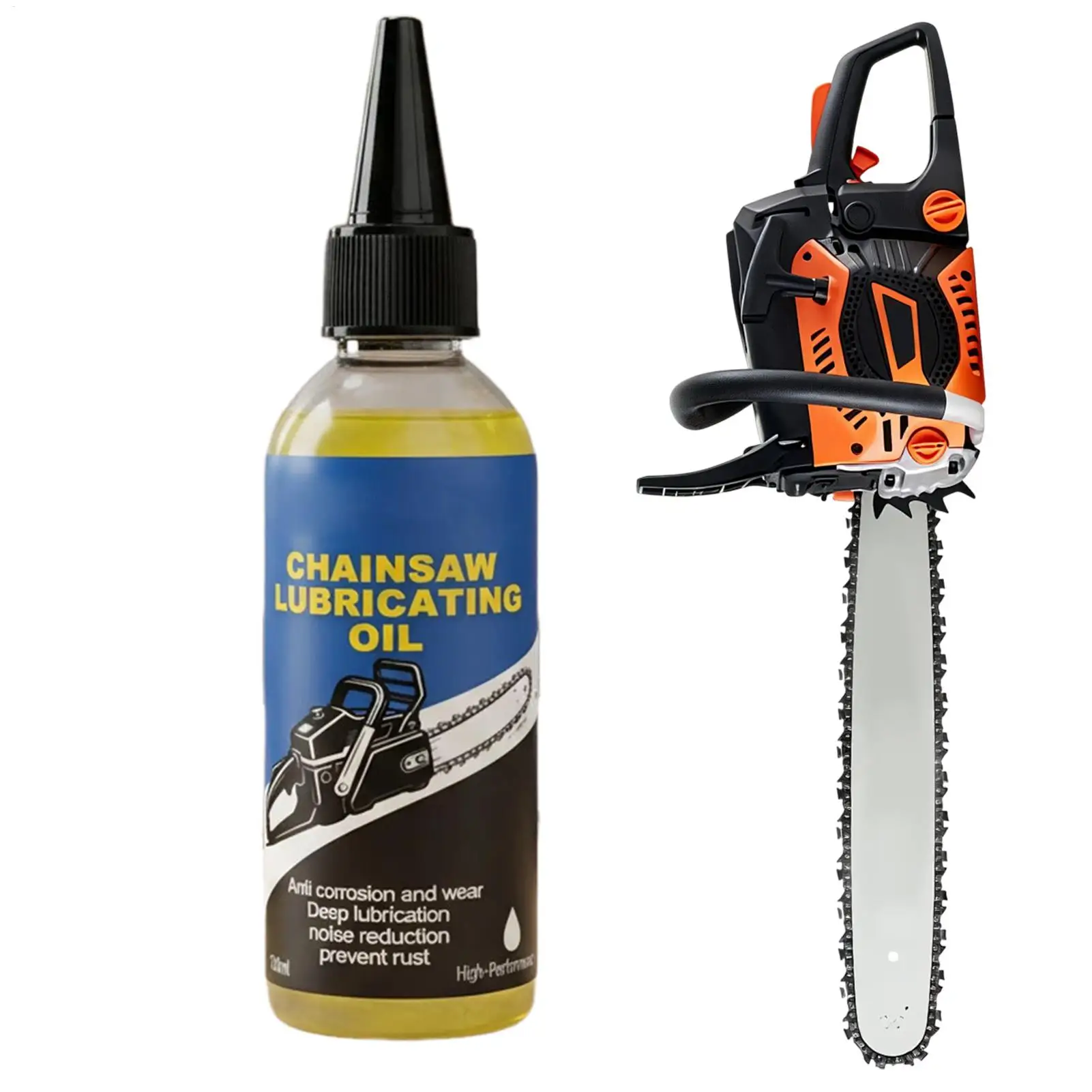 100ml Multi-Purpose Chainsaw Lubricant Oil Bike Chain Lubricant Rust-Proof Deep Penetrating Lubricant Hedge Trimmer ​Lubricant