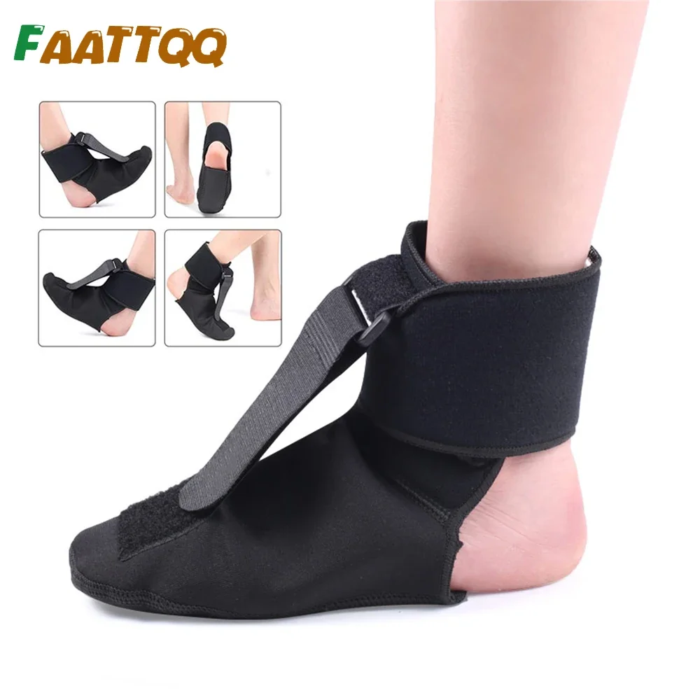 Plantar Fasciitis Noite Splint Sock, Suporte Dorsal Gota Pé Brace, Soft Alongamento Bota talas, Sono e Recuperação Meias