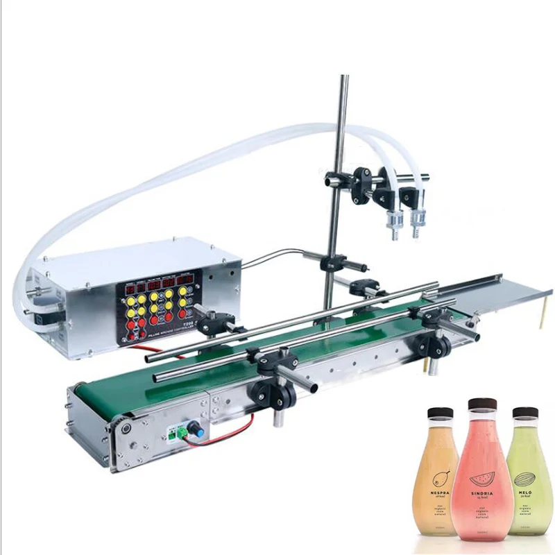 wholesale Liquid Filling Machine 2 Heads Peristaltic Pump Vial Tube Chemical Agents Packaging Production Line