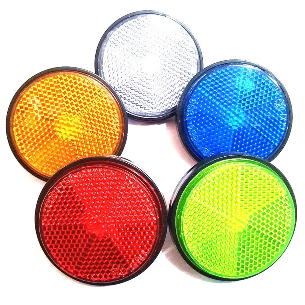 

6cm Car Round Car Reflective Strip Warning Sticker Round Mountain Road Bike Wheel Rim Warning Reflector