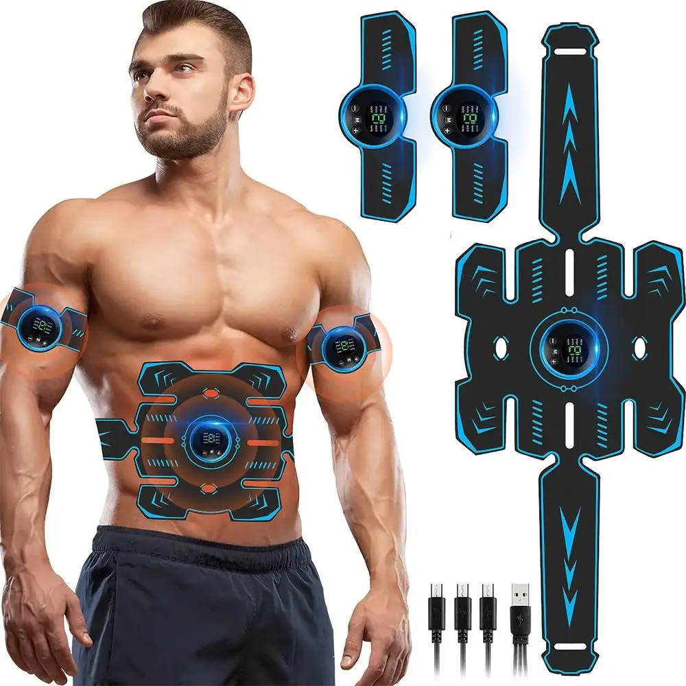 

Интеллектуальное оборудование для фитнеса живота EMS, фитнес-пояс, оборудование для тренировки брюшного пресса, массаж всего тела, легкие упражнения