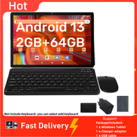 Hot Sales 10.1 INCH K10 Android 13 Tablet PC 2GB RAM 64GB ROM SC7731 Quad-Core Dual Camera Type-C Battery 5000mAh WIFI