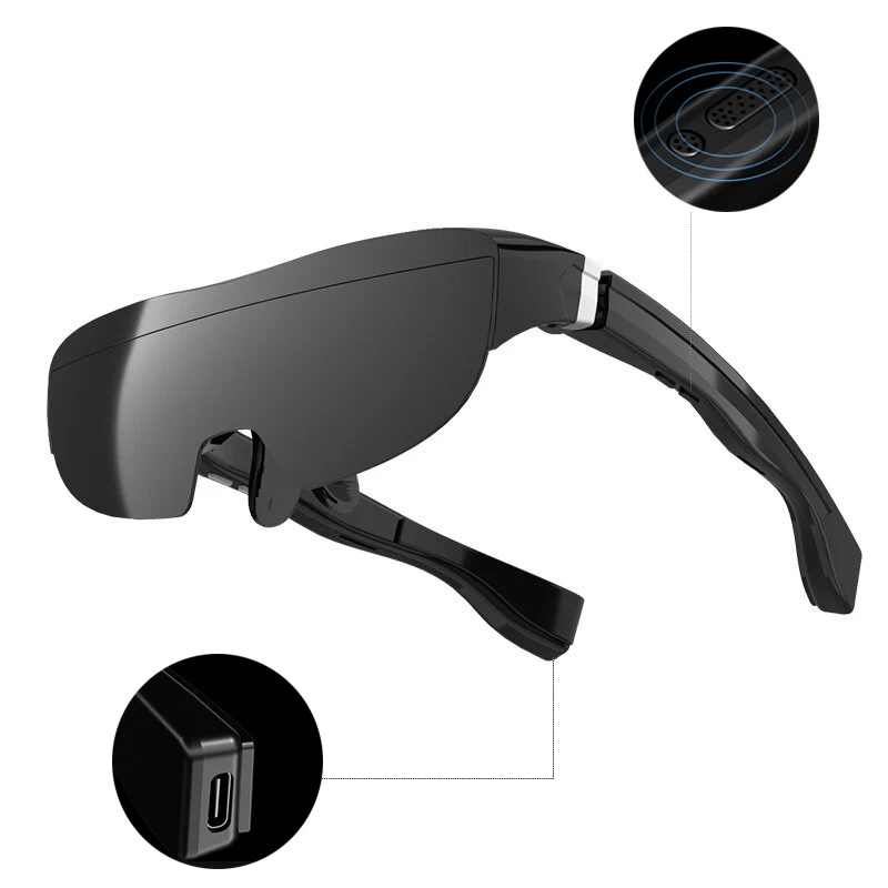 

2024 latest high-quality 330 "screen mobile phone computer connected game console smart AR glasses