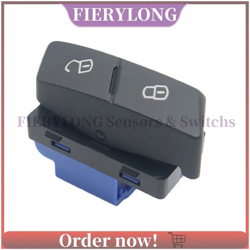 561962125A Car Front Left Central Locking Safety Switch For Volkswagen Passat 2012 2013 2014 2015 Automobiles Spare Parts