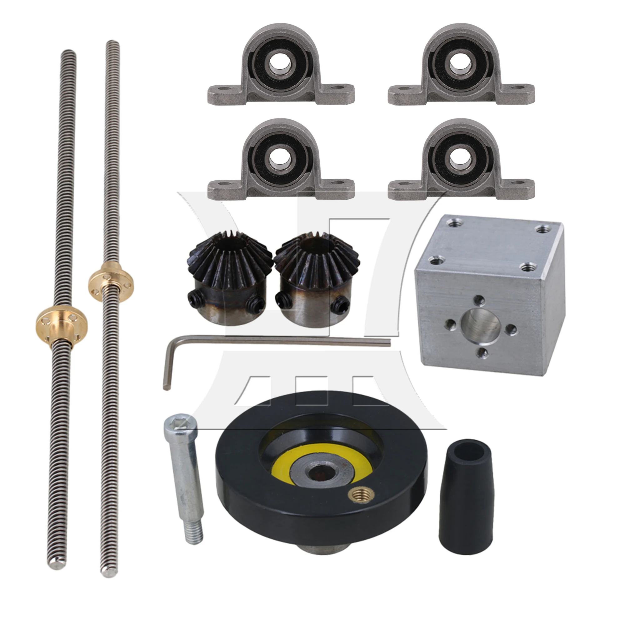 

Horizontal Lead Screw Block Bearings Nut Bracket Set for 3D Printer