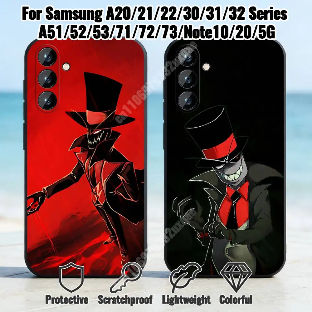 Cartoon Villainous Villanos Phone Case for Samsung Galaxy A12 13 Note 10Pro 20Ultra A20 21 30 31 40 41 A71 72 Silicone Protector