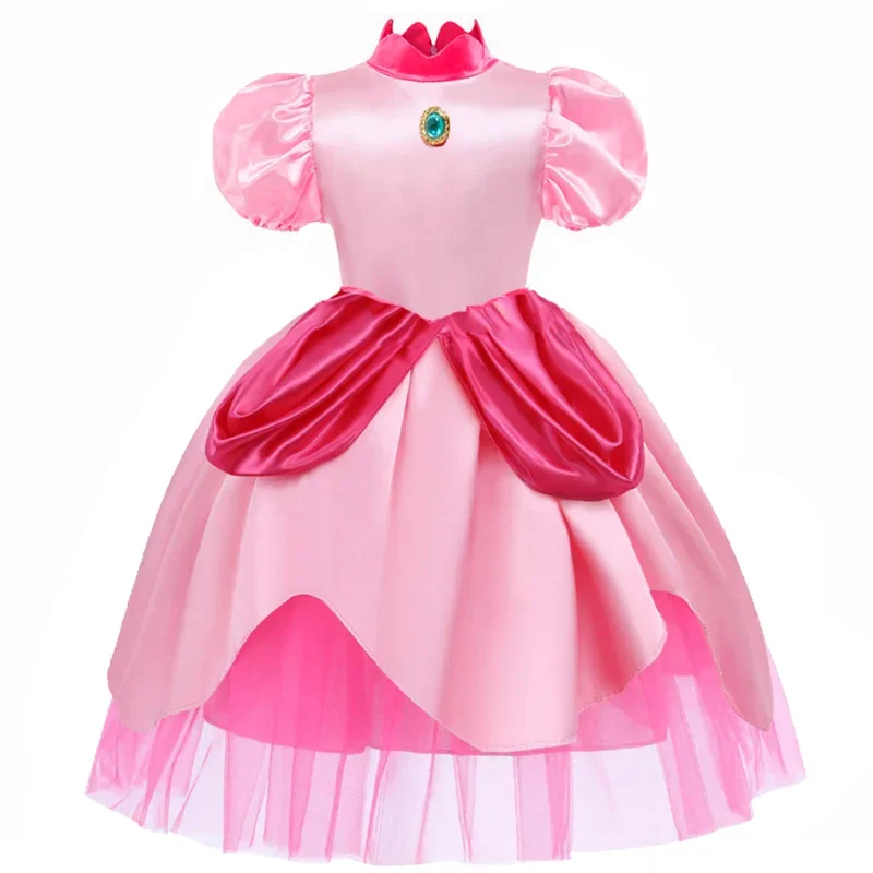 Abito da principessa pesca per ragazza Costume cosplay di Halloween Bambini Abiti per spettacoli teatrali Abiti per feste di carnevale di compleanno per bambini