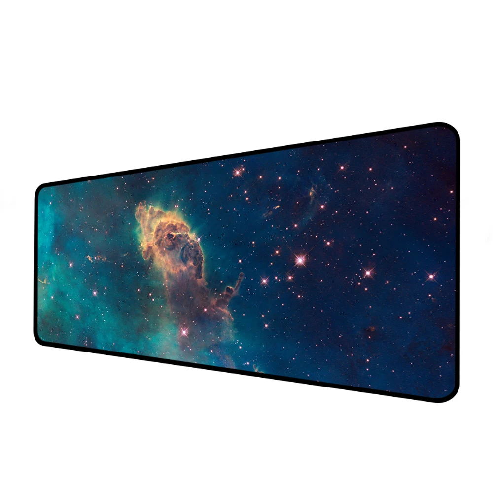 

Galaxy，Gaming Mouse Pad Xxl 900x400mm Extended Large Mouse Mat Desk Pad, Stitched Edges,Non-Slip Rubber Base，Keyboard Pad