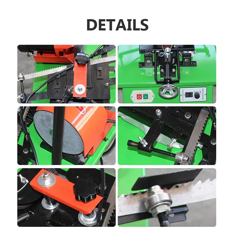 Automatic Band Saw Blade Sharpener Precision Woodworking Gear Grinding Machine Woodworker Machine Diagonal Gear Grinding Saw