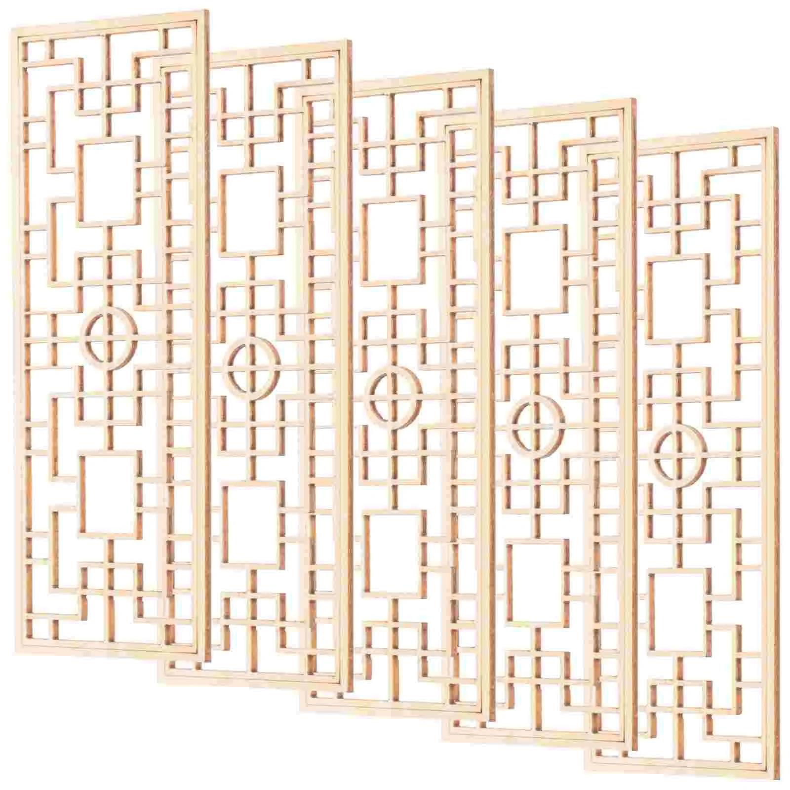 5 Pcs House Screen Window Screens Sand Table Mini Decor for Children Model