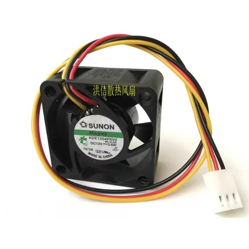 New Fan for SUNON 4020 KDE1204PKV2 DC12V 0.6W 4CM Cooling Fan 40*40*20mm