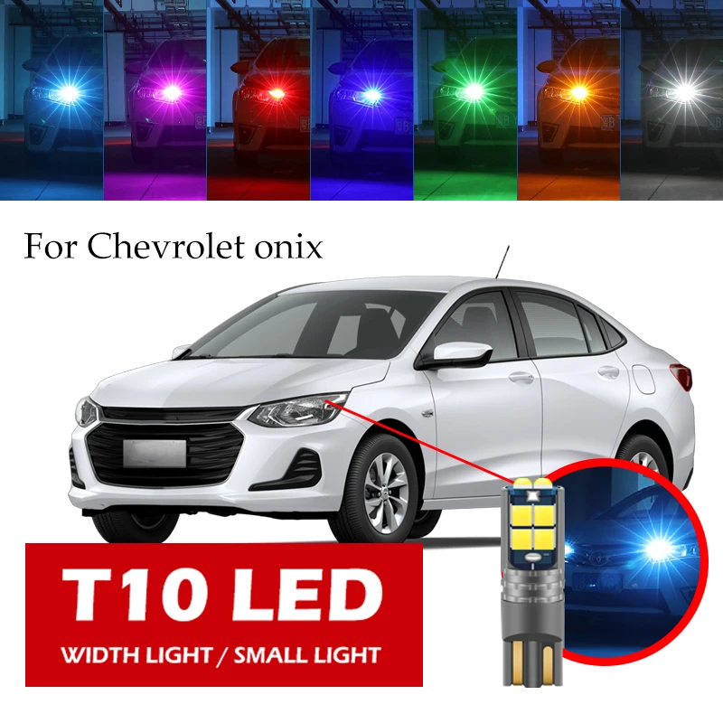 

1ps T10 LED W5W For Chevrolet Onix Side Door Light, Small Headlight, Car Boot, License Plate Light