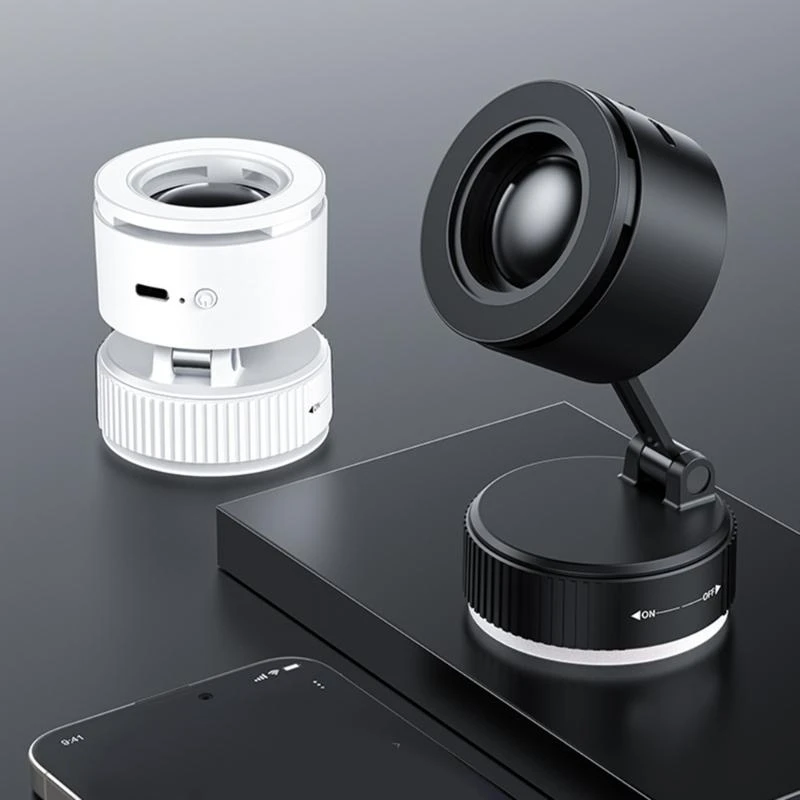 

Car Phone Holder with Wireless Speaker Suction Cup Mount Stand for Phone 16 15 Mounted on Windshield Dashboard H8WD