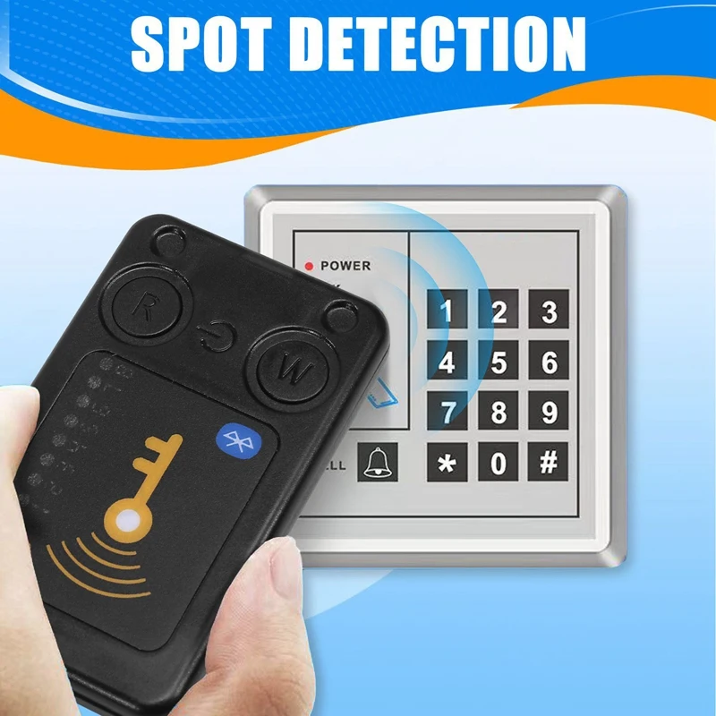 FULL-2X RFID Smart Chip Reader ISO14443 Key Detection EM125KHZ IC 13.56Mhz Badge Decode RFID Emulator Support Clone Card