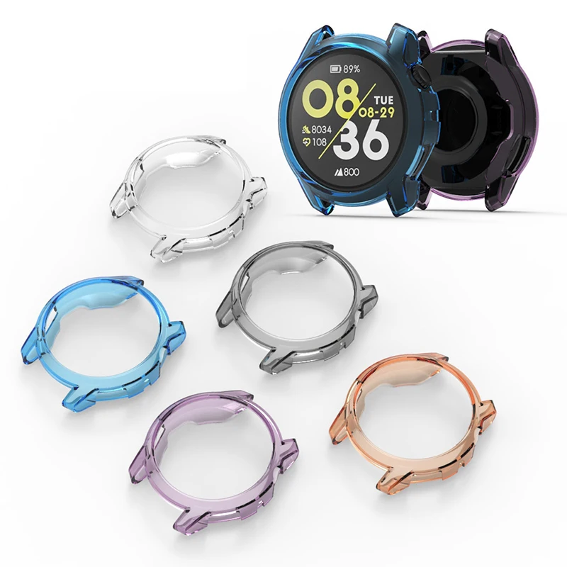 Soft Silicone TPU Watch Case For Coros Pace 4 pace4 Smartwatch Transparent Protective Full Cover Clear Shell Bumper