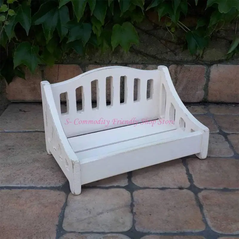 

85AE Newborn Photography Props Posing Bed Baby Photoshoot Posing Props Furniture Photo Backdrop Chair Accessories for Infant