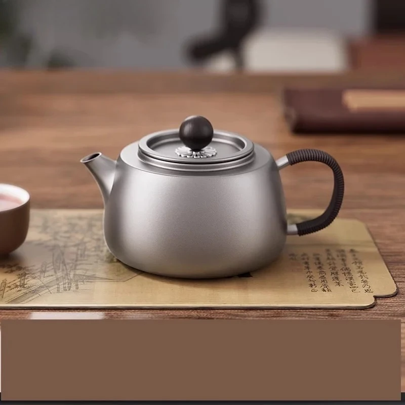 Kung fu Tea kettle Camping picnic titanium tea pot infuser Pure titanium small Teapot Outdoor making tea pot set portable Kettle
