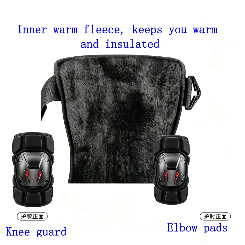 New Pair Motorcycle Riding Protective Equipment Anti-Fall Knee Pads Cross-Country Riding Safety Gear