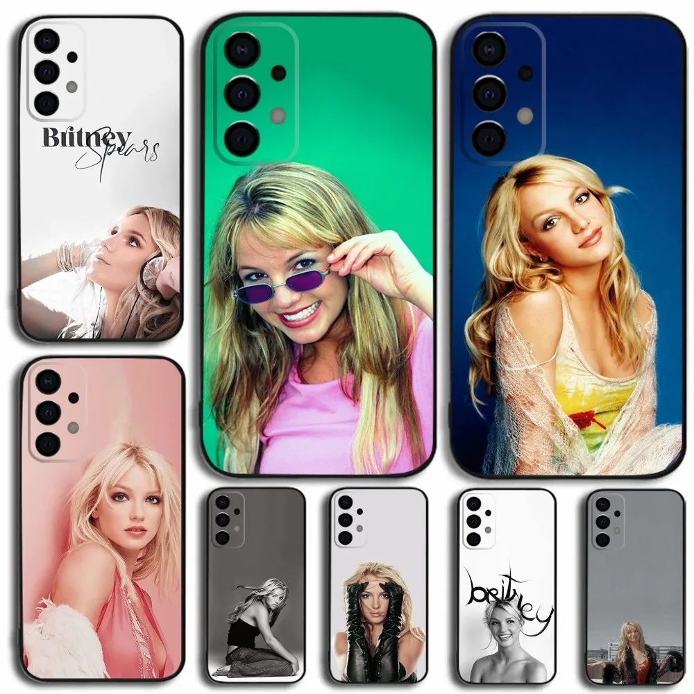 Singer B-Britney S-Spears Phone Case For Samsung Galaxy A13,A21s,A22,A31,A32,A52,A53,A71,A80,A91 Soft Black Cover