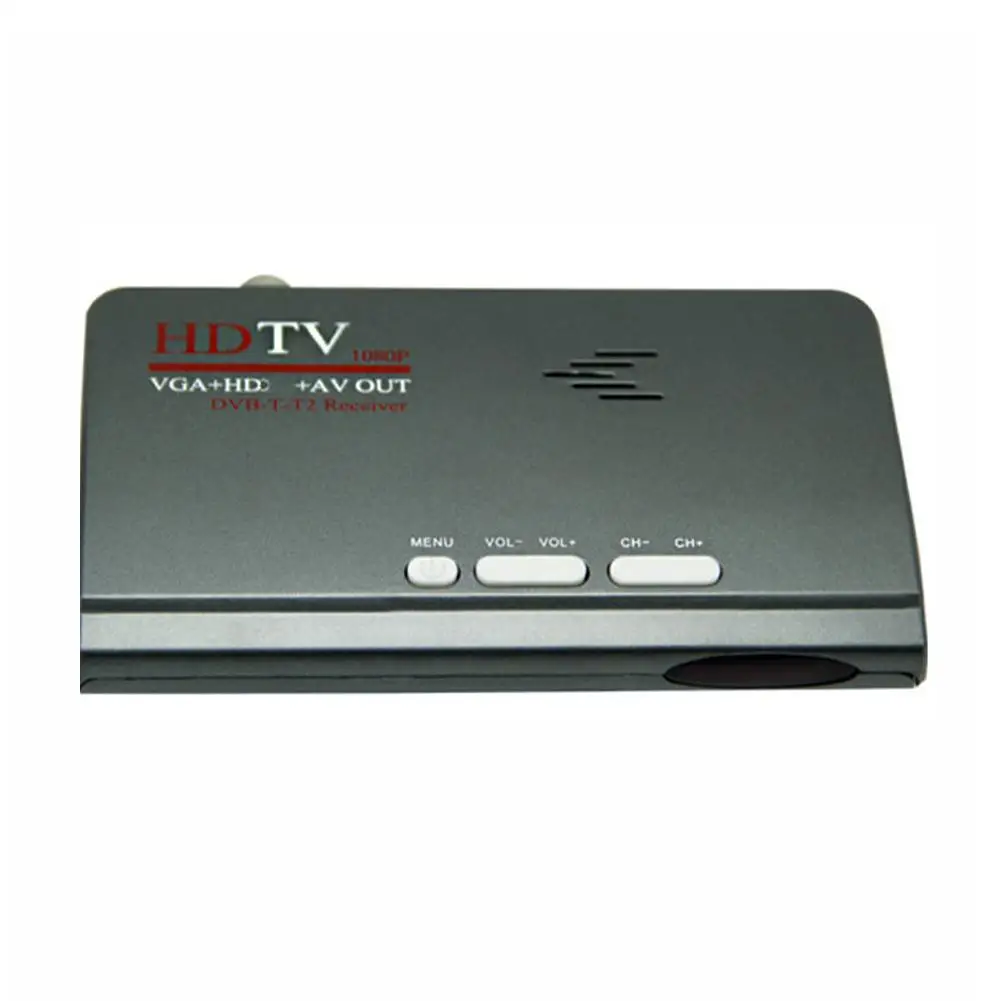 Receptor de Satélite Digital compatível com HDMI, Sintonizador de TV, RF para VGA, HD, Conversor AV, Compatível com Pal-I, Pal-DK, DVB-T, T2, ISDB-T, Y9H7