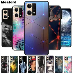 For Oppo Reno7 4G Case CPH2363 Shockproof Soft silicone TPU Back Cover For Oppo F21 Pro F21Pro Phone Cases for Reno 7 4G Cute