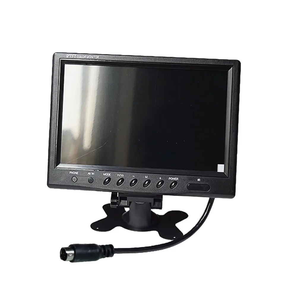 LaBu Official-Website 9 Inch LCD TFT Quad Screen Car Monitor Reverse Car Electronic Devices Truck Tarking System For Truck