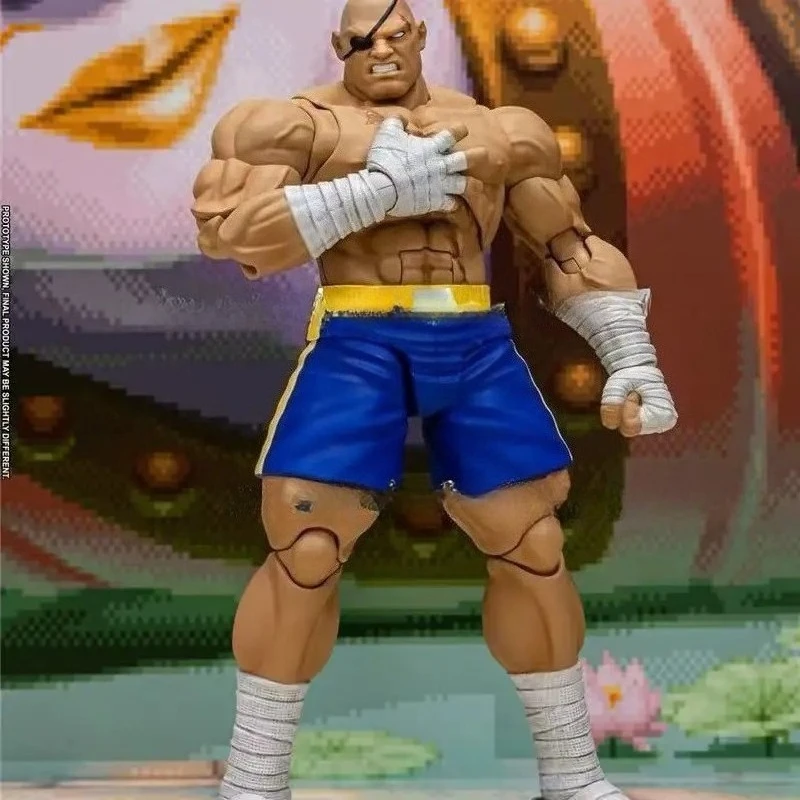 متوفر في المخزون ST Storm Toys ARENA Street Fighter 3 1:12 Figurki Shagat، Figurki Akcja، مجموعة هدايا Ozdoby Modelarskie..