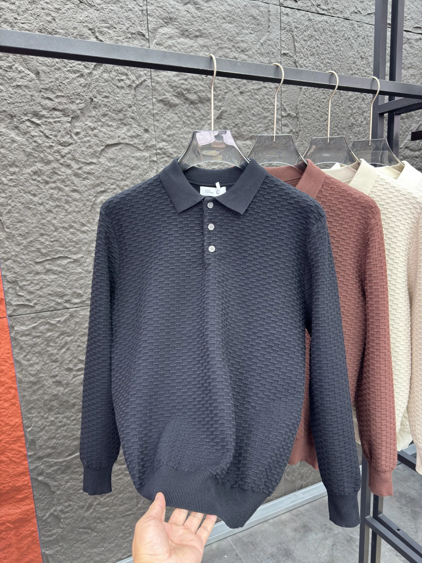 

Thiened 880 Version Knitted Sweater Casual Sle Men's Autumn Winter Warmth Collar Leisure Pullover Sweater Svip Cabinet