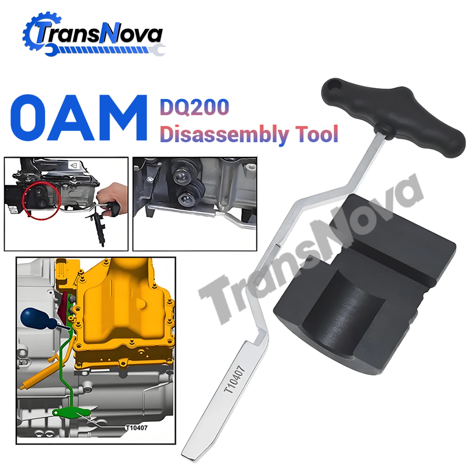 TransNova DQ200 0AM DSG Getriebe-Demontagewerkzeug, Ventilkörper-Computer-Installations- und Entfernungswerkzeug, 7-Gang für AUDI VW SKODA – Detail 2