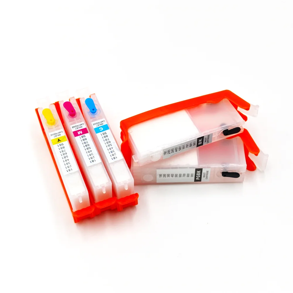 RU/AF/ME PGI-480 CLI-481 Refillable Ink Cartridge Or ARC Chip For Canon TS704 TR7540 TR8540 TS6140 TS8140 TS9140 TS9540 TS9541