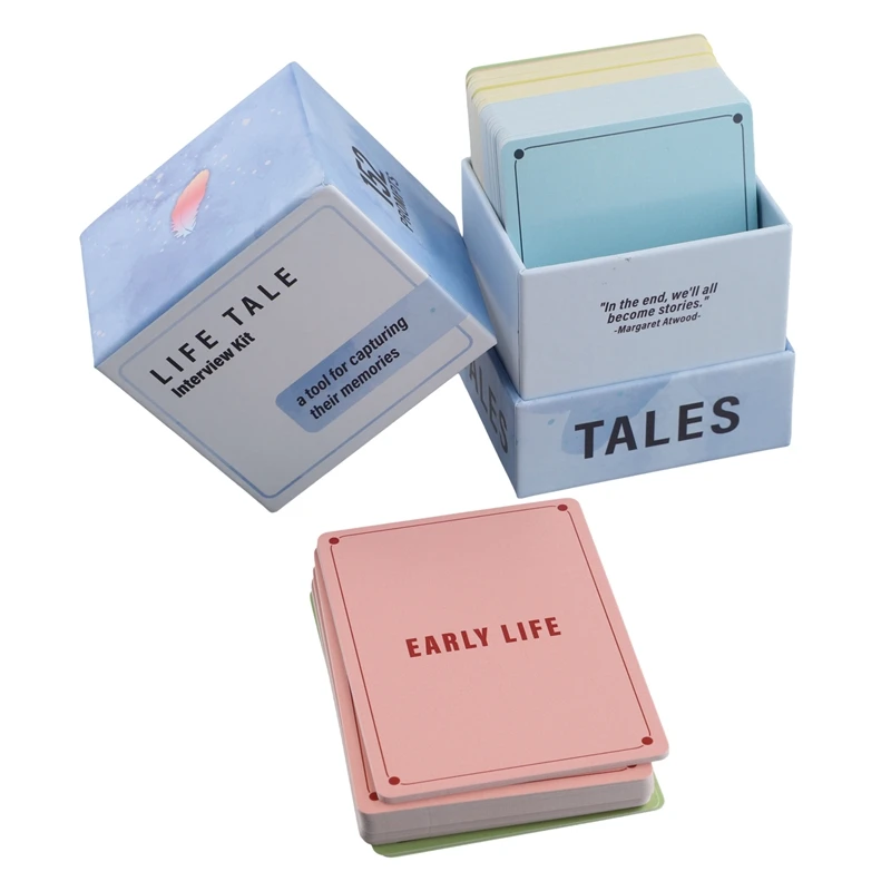 Life Story Interview Kit Cards Tales Lifestory Interview Kit Family Gamenight With Curated Question Cards