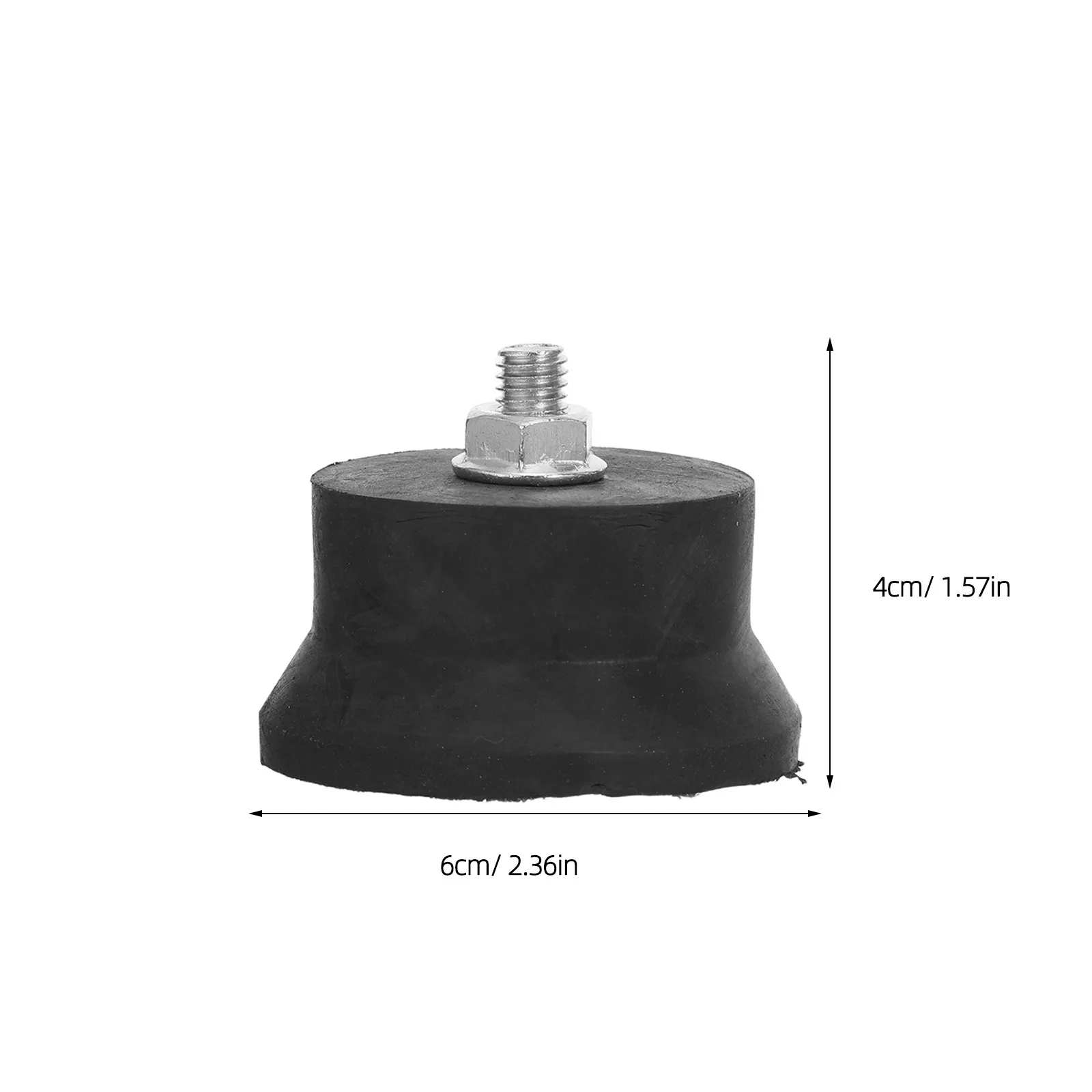 4Pcs Rubber Anti Vibration Pad For Air Compressor Repair Mechanic Absorber Shock M8 Mounts Noise Dampening Pads
