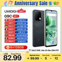 UMIDIGI G9C MTK Helio G36 Android 14 Smartphone 6+6GB 128GB 6.75” 90Hz HD+ Display 50MP Camera NFC 5000mAh Battery 18W Cellphone