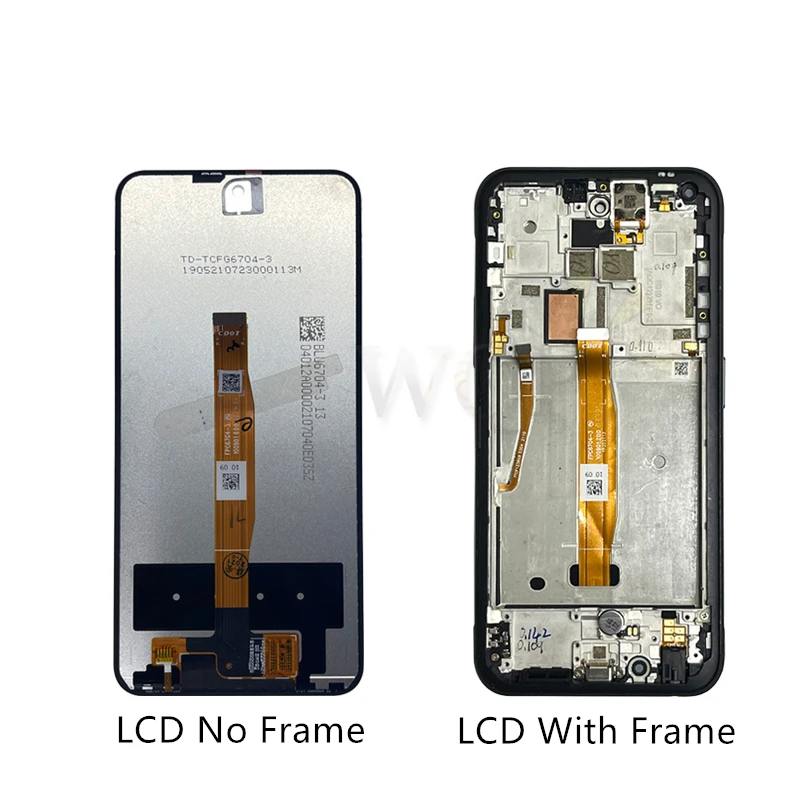 For Nokia XR20 LCD Display Touch Screen Digitizer Assembly XR 20 With Frame TA-1368 TA-1362 Screen Replacement Repair Part 6.67\