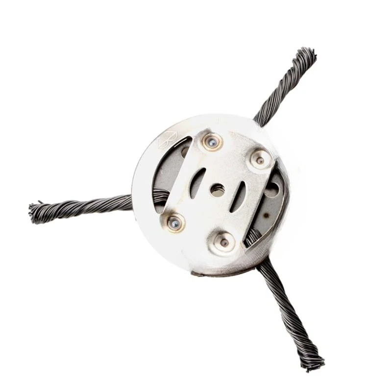 

Tool 3/6 head steel wire wheel large hole lawn head accessories