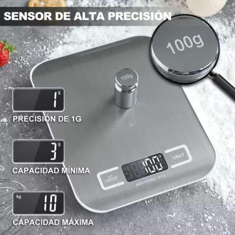 New 10KG digital food scale for  use, tilted  scale for  use