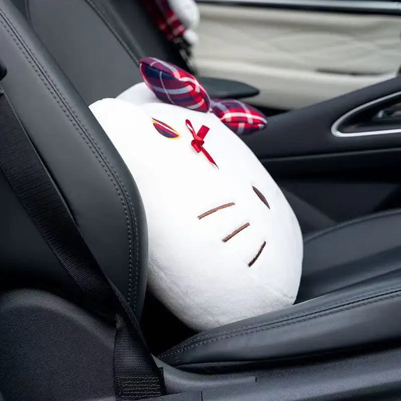 Sanrio New Hello Kitty Car Cushion, Shoulder Protection, Seat Belt Buckle filling, Plush Toy doll, cartoon Anime, Fun doll