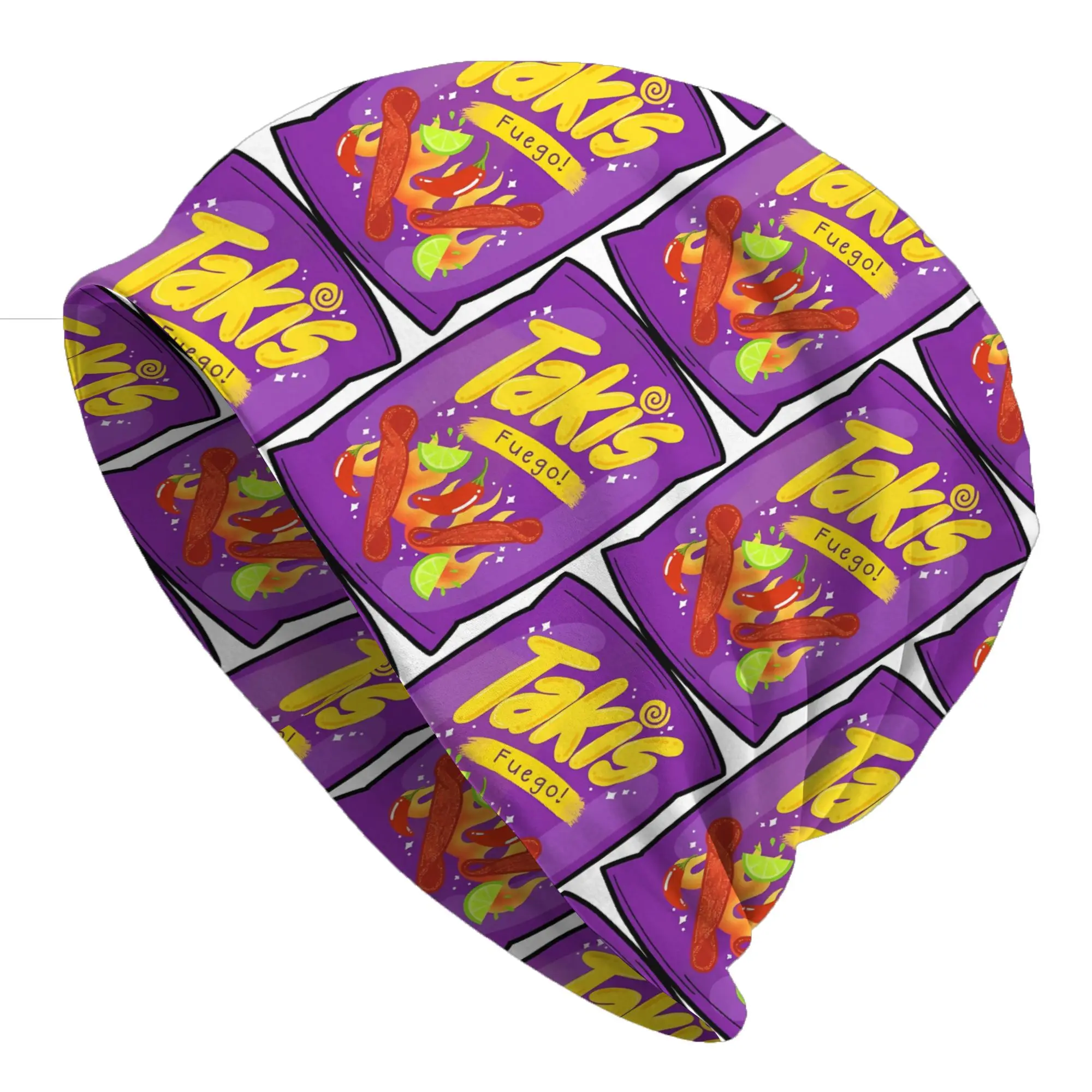 Purple Snacks Outdoor Caps For Men Women Takis Beanies Ski Caps Soft Bonnet Hats Skullies & Beanies Hat