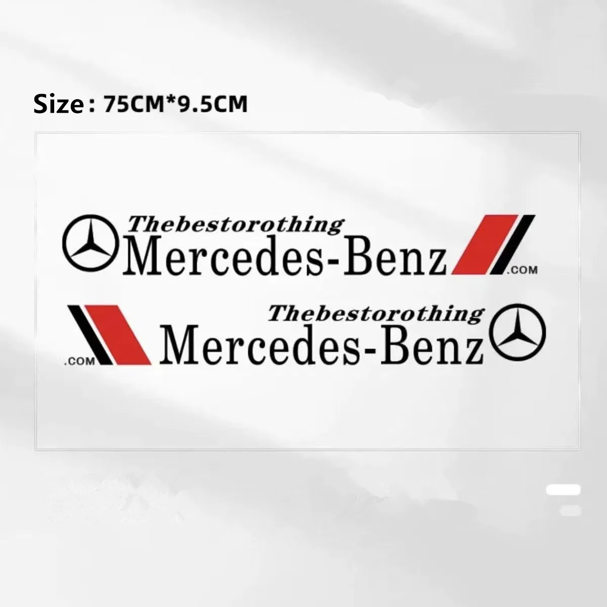 2Pcs Car Side Door Sticker Cool Decal Styling Decoration For MERCEDES BENZ W203 W204 W205 W209 W210 W211 W212 W176 W166 W163