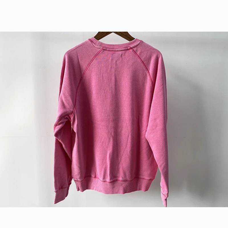 

Women's Letter Embroidered Sweatirt Autumn Faion Casual Comfortable Fit 2023 Sle Other Material 00% Quali Garment