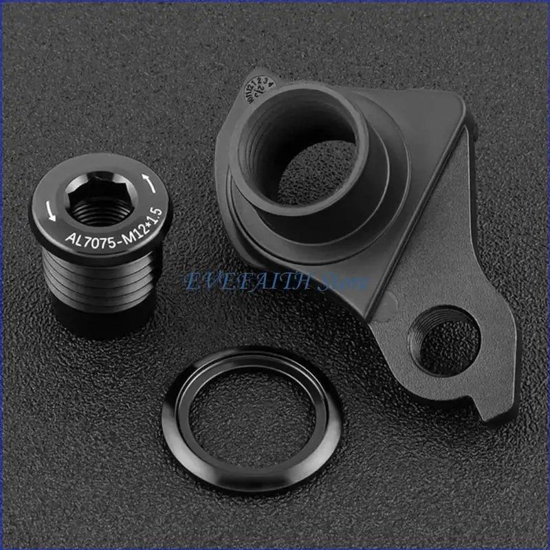 

124B Lightweight Cycling Accessory Mountain Bike Derailleur Hanger M12x1.0 M12x1.5 for Gear Shifts Enhanced Riding Experience