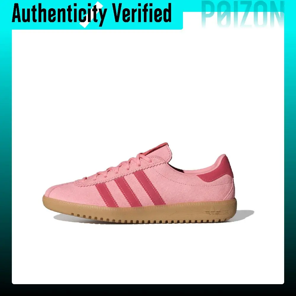 Zapatillas de skate Adidas Originals Bermuda, modelo de caña baja para mujer, color rosa, IH0302.