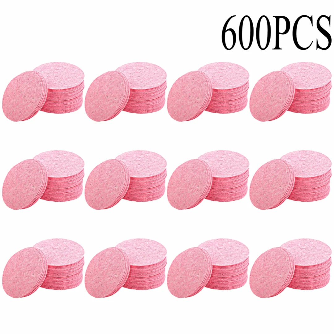 50-1000PCS Kompresse Gesicht Waschen Puff Natürliche Holz Zellstoff Schwamm Gesicht Waschen Puff Schäumen Gesicht Puff Cosmetic Puff gesicht Reinigung Schwamm